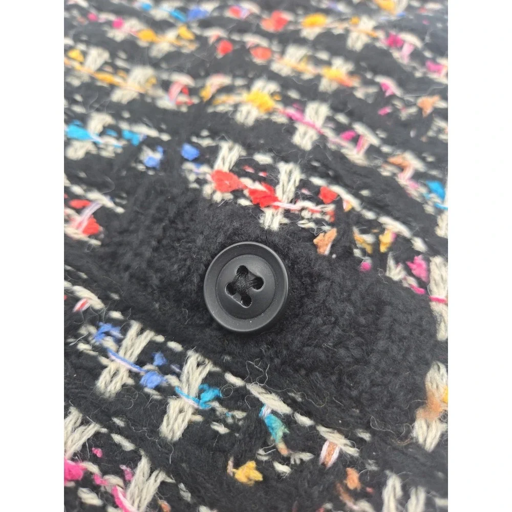 Bloomingdale's Aqua Dog Sweater Black Multi - Size Med MRSP $58 *NEW*